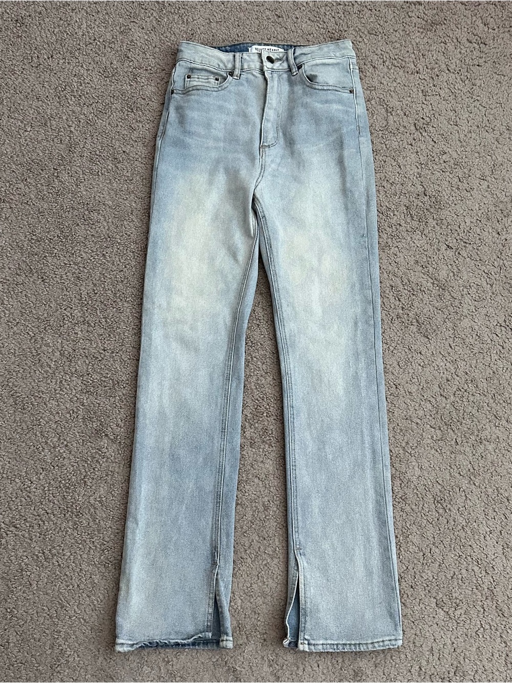 Velvet Heart Denim Light Wash Straight Leg Womens 29